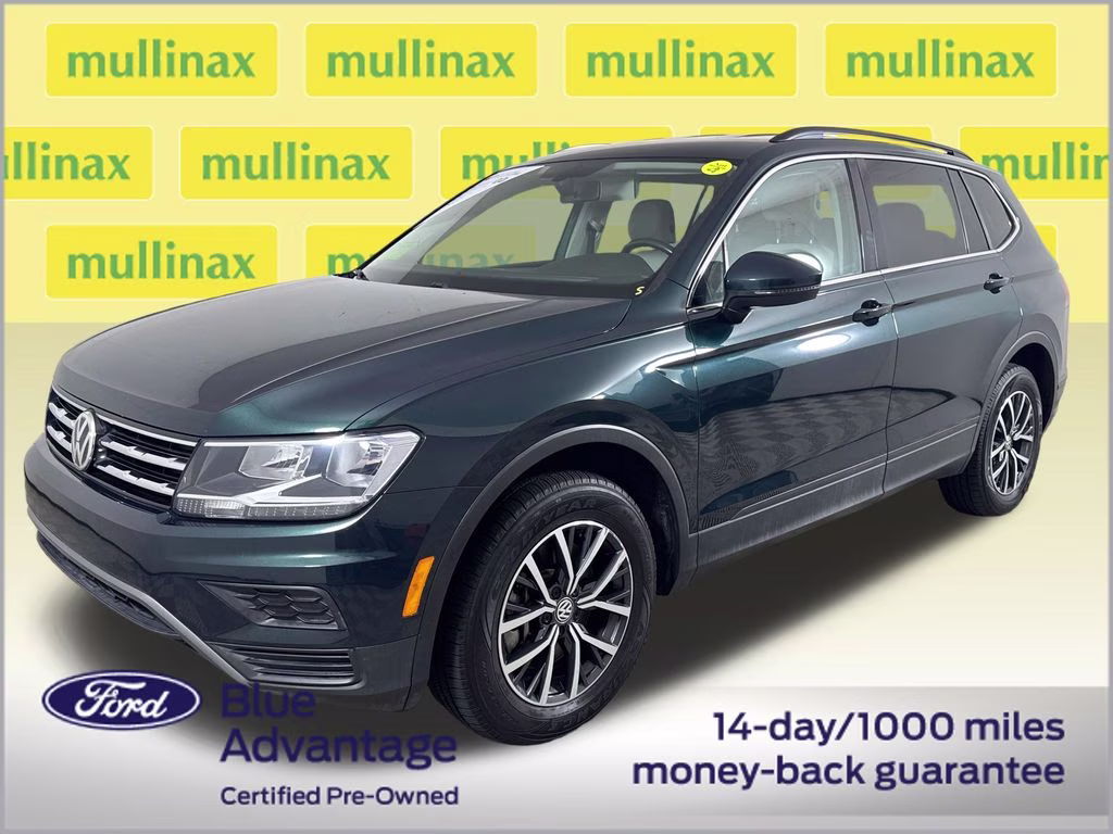 2019 Dark Moss Green Metallic Volkswagen Tiguan 2.0T SE FWD SUV