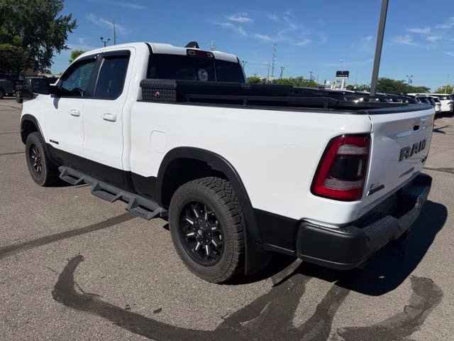 2019 Bright White Clearcoat Ram 1500 Rebel 4X4 Truck