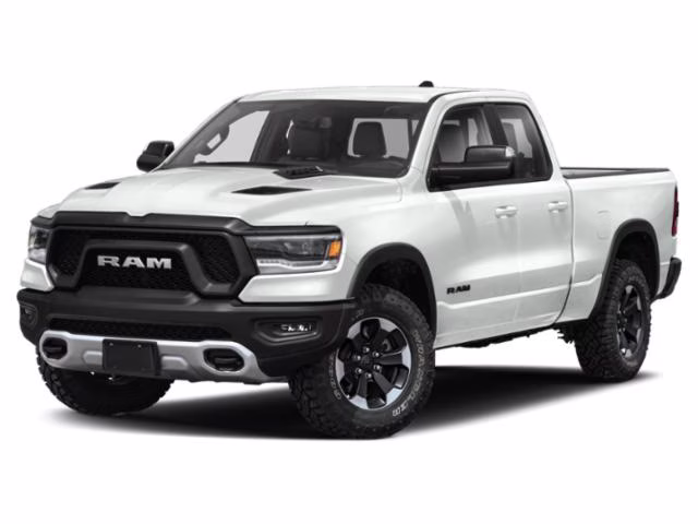 2019 Bright White Clearcoat Ram 1500 Rebel 4X4 Truck