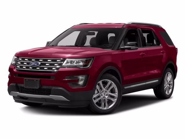 2016 Red Ford Explorer XLT 4X4 SUV