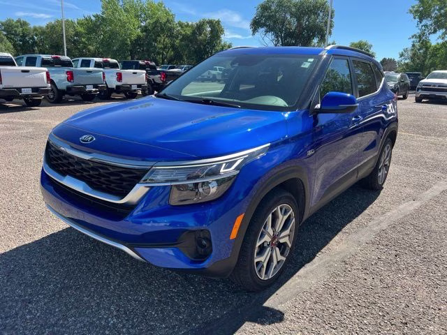 2021 Neptune Blue Kia Seltos S AWD SUV