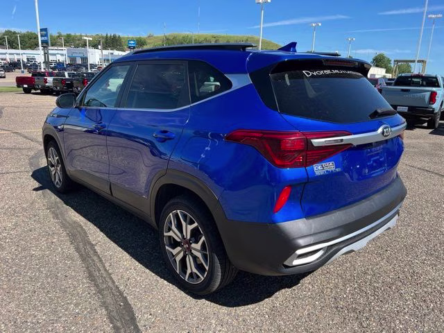 2021 Neptune Blue Kia Seltos S AWD SUV