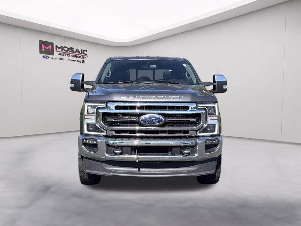 2021 Gray Metallic Ford Super Duty F-350 SRW Lariat 4X4 Truck