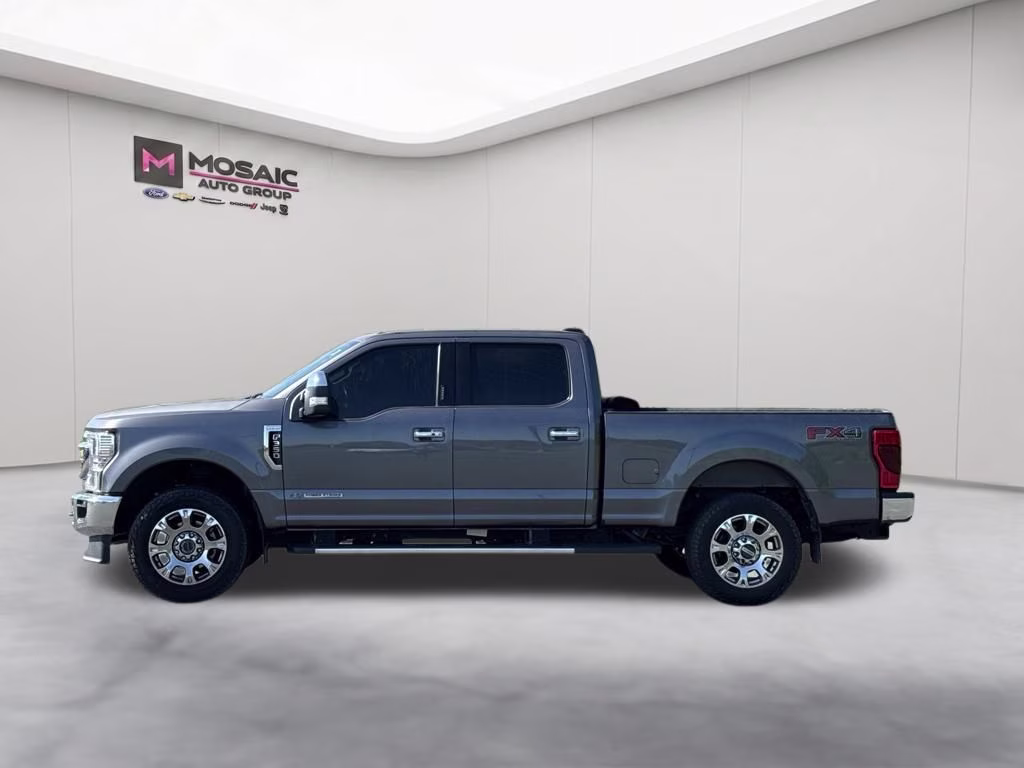 2021 Gray Metallic Ford Super Duty F-350 SRW Lariat 4X4 Truck