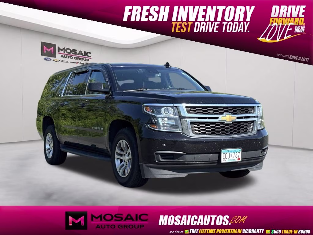 2018 Black Chevrolet Suburban LT 4X4 SUV