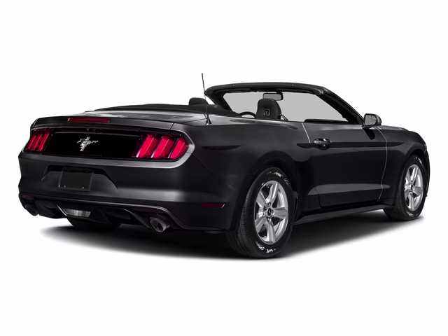 2017 Shadow Black Ford Mustang EcoBoost Premium RWD Convertible