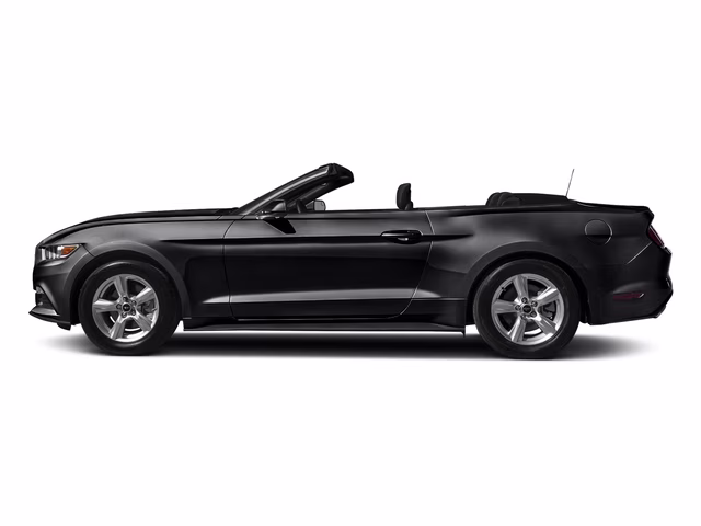 2017 Shadow Black Ford Mustang EcoBoost Premium RWD Convertible