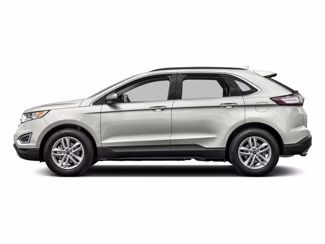 2016 White Platinum Metallic Tri-Coat Ford Edge Titanium FWD SUV