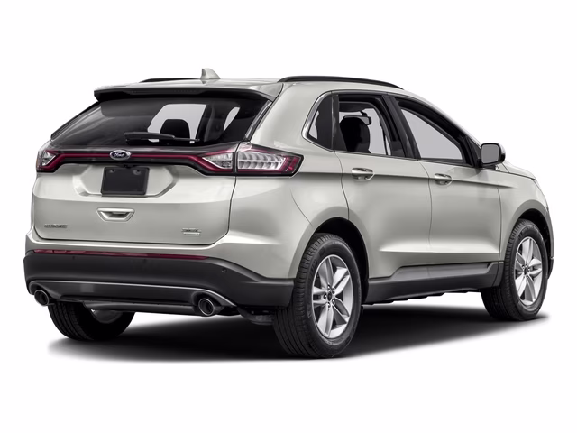 2016 White Platinum Metallic Tri-Coat Ford Edge Titanium FWD SUV