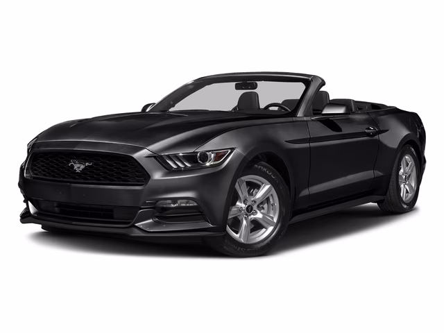 2017 Shadow Black Ford Mustang EcoBoost Premium RWD Convertible