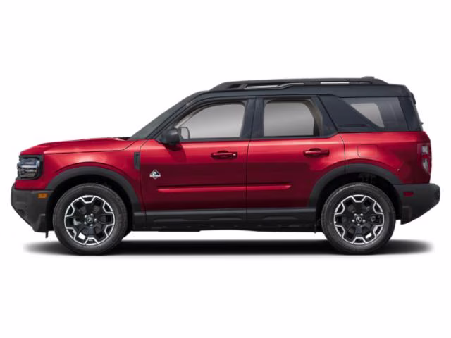 2026 Ruby Red Metallic Tinted Clearcoat Ford Bronco Sport Outer Banks 4X4 SUV