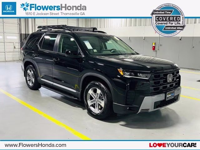2026 Crystal Black Pearl Honda Pilot EX-L SUV