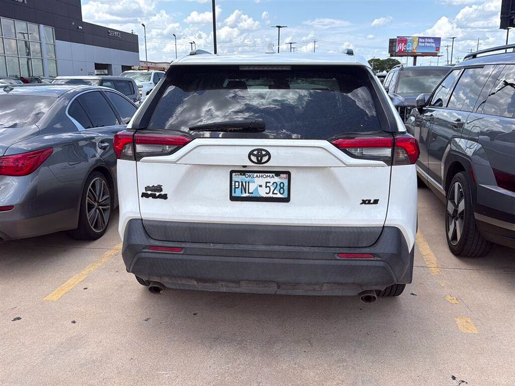 2019 Super White Toyota RAV4 XLE Premium FWD SUV
