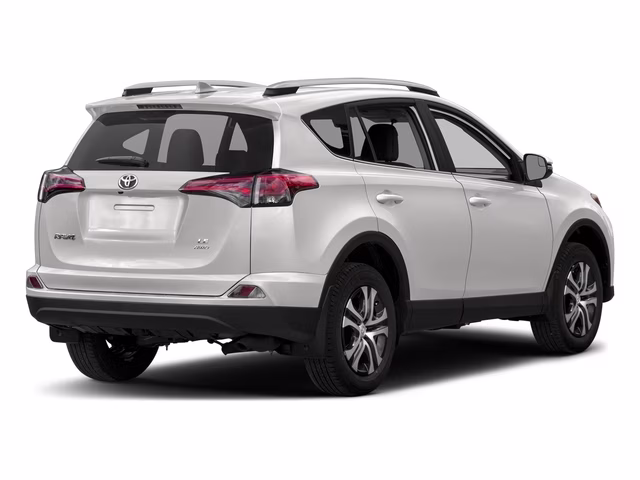 2018 Super White Toyota RAV4 LE AWD SUV