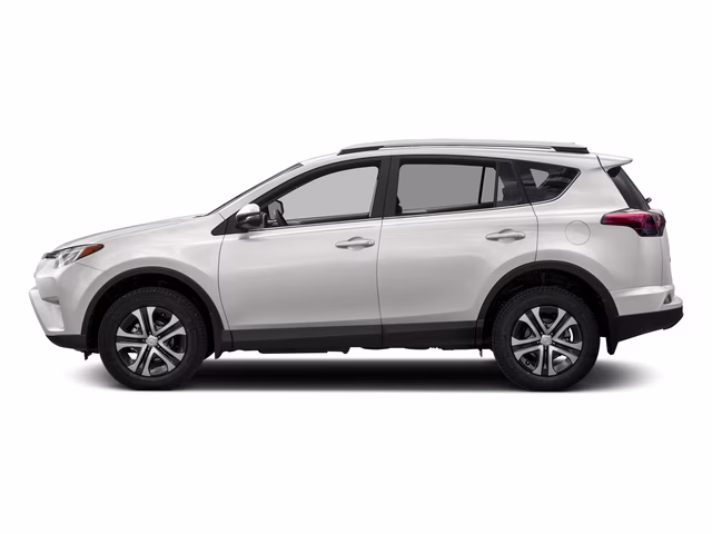 2018 Super White Toyota RAV4 LE AWD SUV