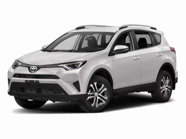 2018 Super White Toyota RAV4 LE AWD SUV