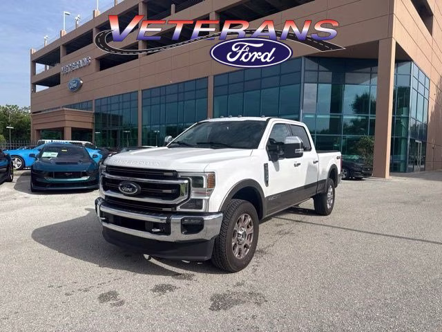 2022 Oxford White Ford Super Duty F-250 SRW King Ranch Crew Cab Pickup 4X4 Truck