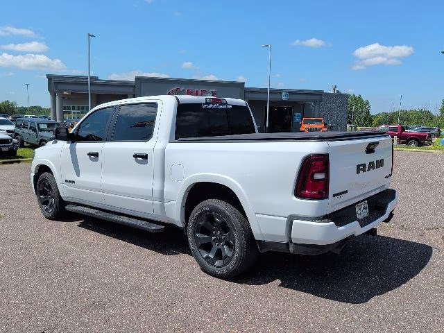 2025 Bright White Clearcoat Ram 1500 Big Horn Night Edition 4X4 Truck