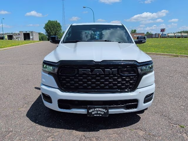 2025 Bright White Clearcoat Ram 1500 Big Horn Night Edition 4X4 Truck