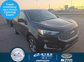 2024 Agate Black Metallic Ford Edge SEL AWD SUV