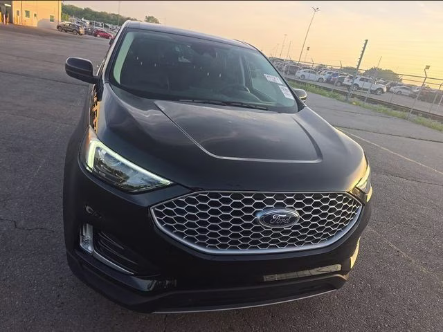 2024 Agate Black Metallic Ford Edge SEL AWD SUV