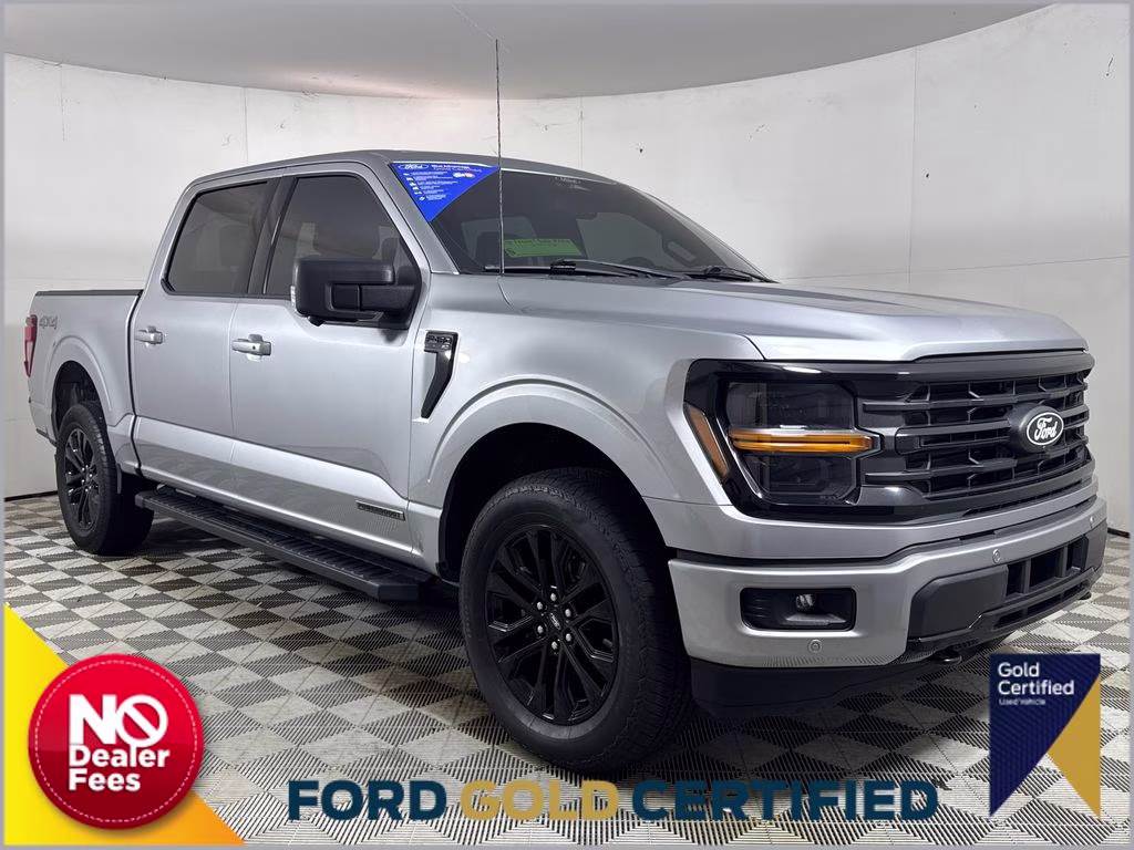 2024 Iconic Silver Metallic Ford F-150 XLT 4X4 Truck