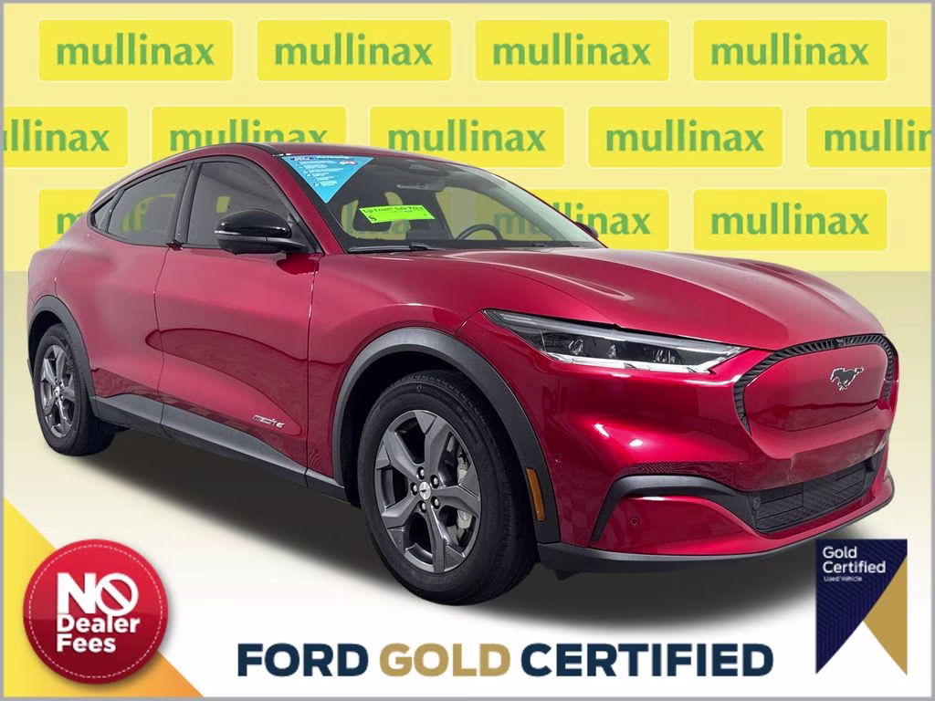 2023 Rapid Red Metallic Tinted Clearcoat Ford Mustang Mach-E Select RWD SUV