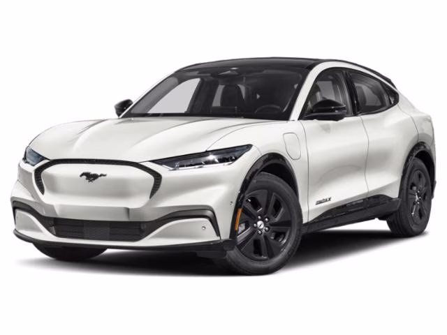 2023 Star White Metallic Tri-Coat Ford Mustang Mach-E Select AWD SUV