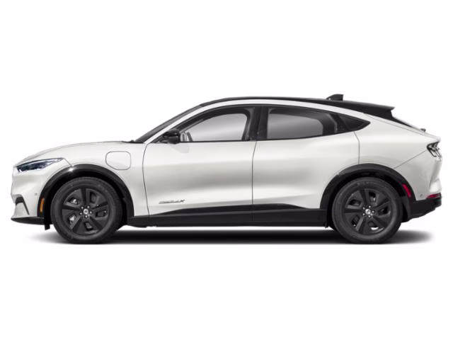 2023 Star White Metallic Tri-Coat Ford Mustang Mach-E Select AWD SUV