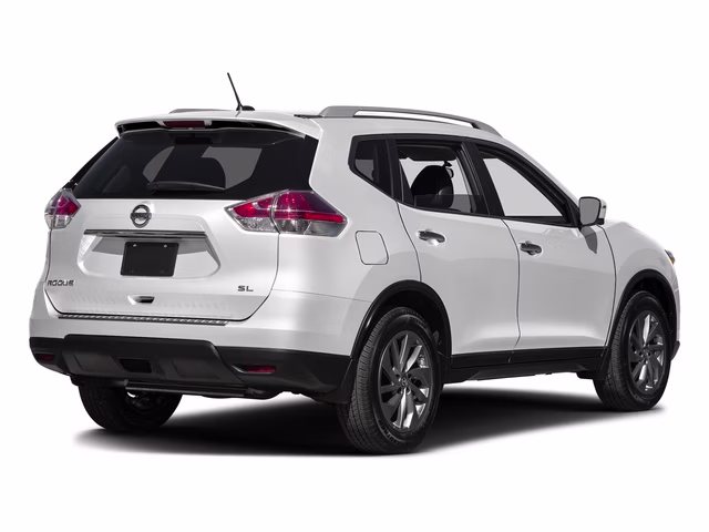 2016 Pearl White Nissan Rogue SL AWD SUV