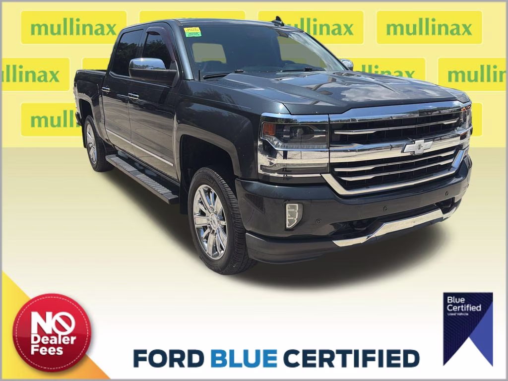 2018 Graphite Metallic Chevrolet Silverado 1500 High Country 4X4 Truck