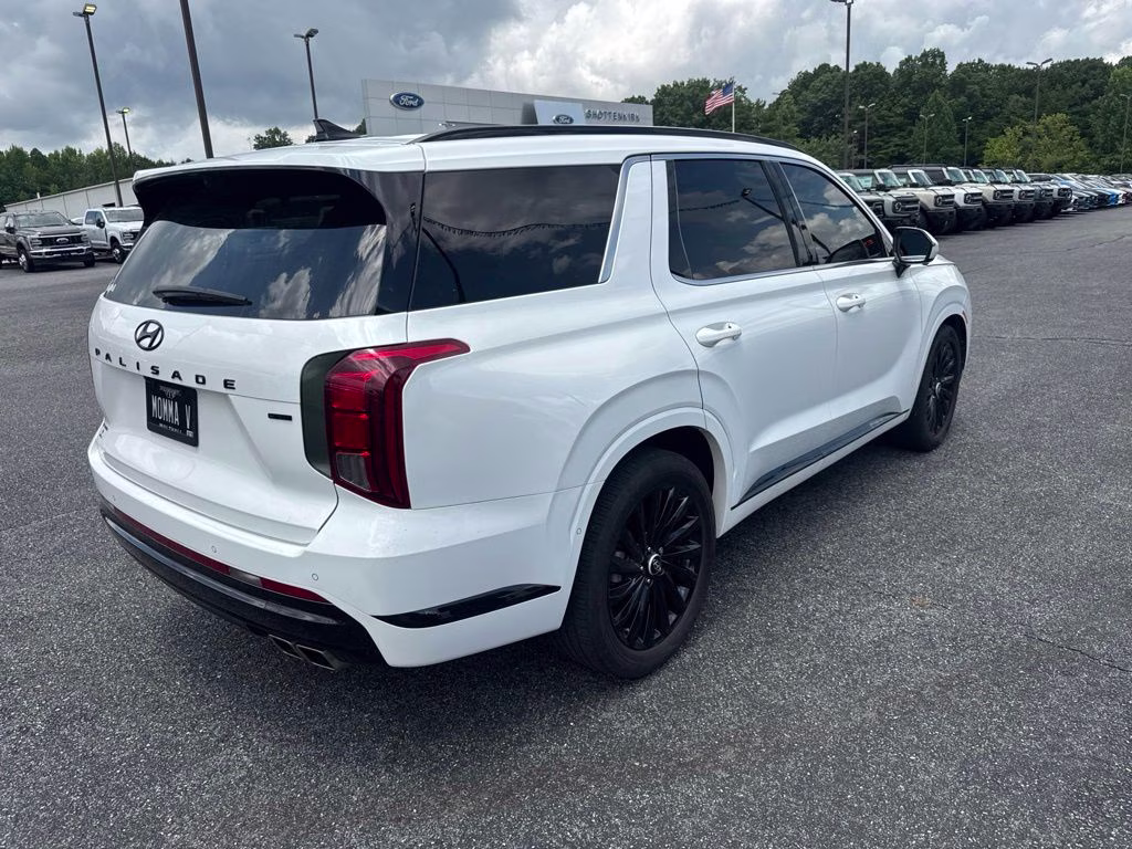 2025 Hyper White Hyundai Palisade Calligraphy Night Edition AWD SUV