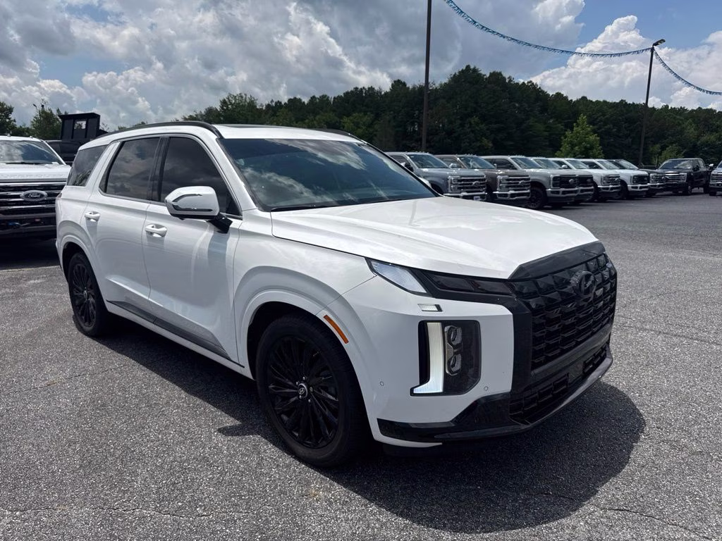 2025 Hyper White Hyundai Palisade Calligraphy Night Edition AWD SUV