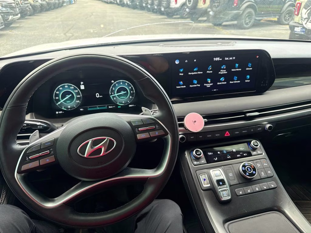 2025 Hyper White Hyundai Palisade Calligraphy Night Edition AWD SUV