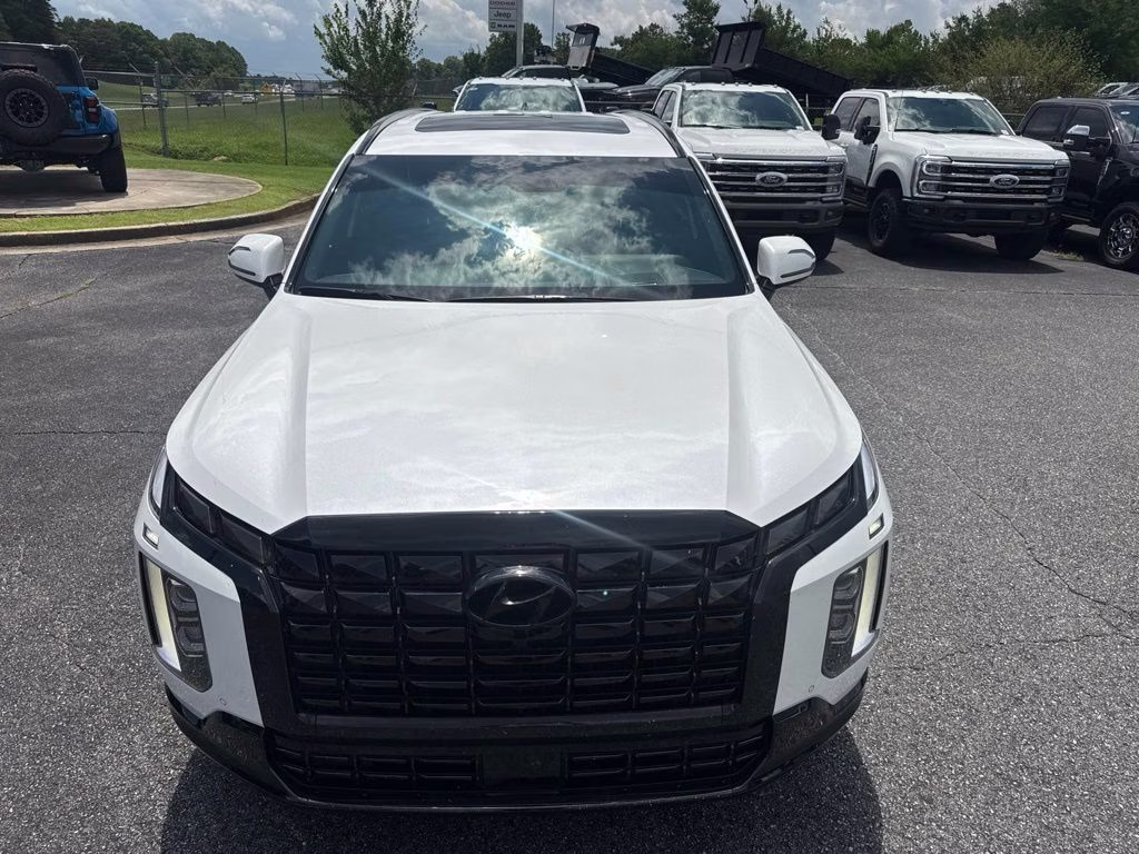 2025 Hyper White Hyundai Palisade Calligraphy Night Edition AWD SUV