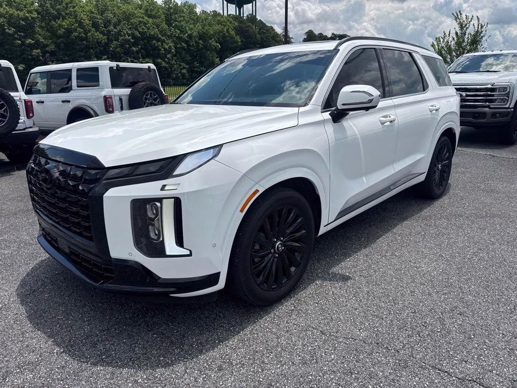 2025 Hyper White Hyundai Palisade Calligraphy Night Edition AWD SUV