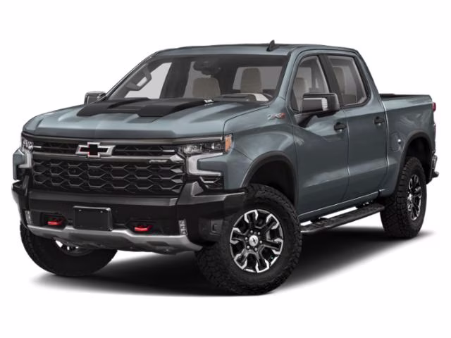 2024 Slate Gray Metallic Chevrolet Silverado 1500 ZR2 Crew Cab Pickup 4X4 Truck