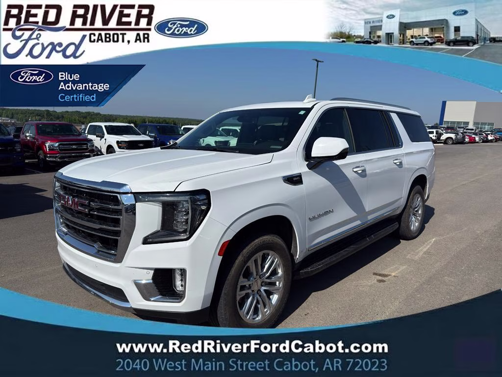 2022 Summit White GMC Yukon XL SLT 4X4 SUV