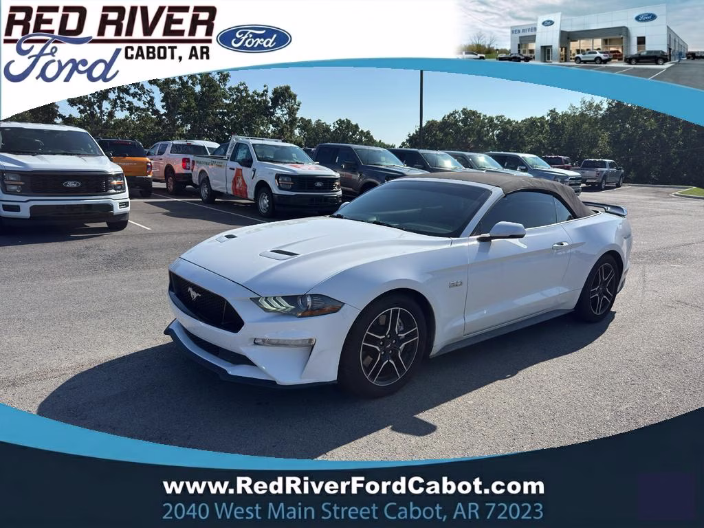 2020 Oxford White Ford Mustang GT Premium RWD Convertible