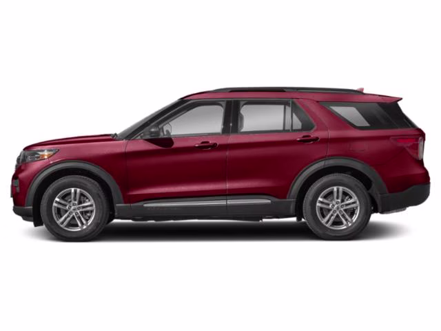 2023 Rapid Red Metallic Tinted Clearcoat Ford Explorer XLT 4X4 SUV