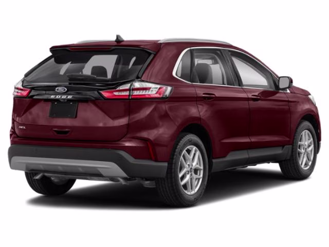 2021 Burgundy Velvet Metallic Tinted Clearcoat Ford Edge SEL AWD SUV