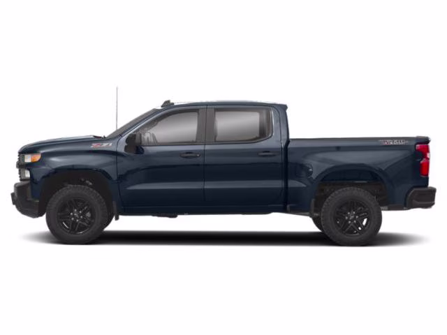 2019 Northsky Blue Metallic Chevrolet Silverado 1500 Custom Trail Boss 4X4 Truck