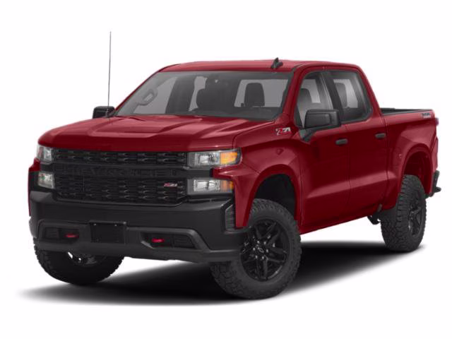 2019 Northsky Blue Metallic Chevrolet Silverado 1500 Custom Trail Boss 4X4 Truck