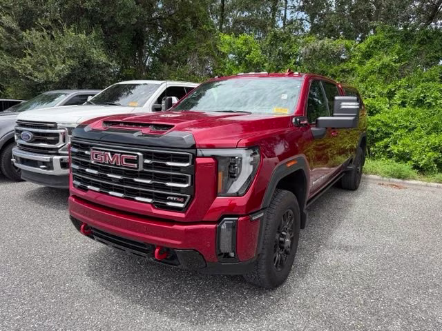 2024 Volcanic Red Tintcoat GMC Sierra 3500HD AT4 4X4 Truck