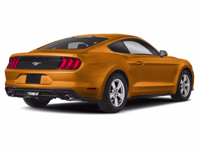 2018 Orange Ford Mustang GT Premium RWD Coupe