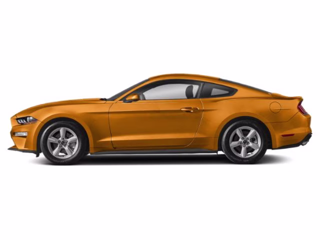 2018 Orange Ford Mustang GT Premium RWD Coupe