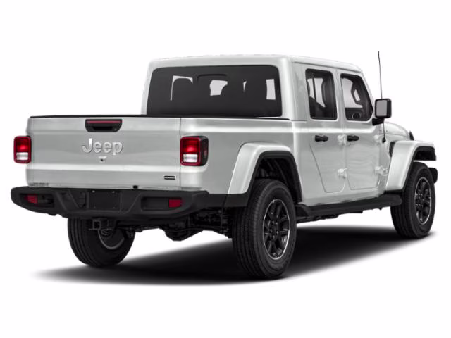 2022 Bright White Clearcoat Jeep Gladiator Overland 4X4 Truck