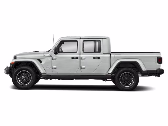 2022 Bright White Clearcoat Jeep Gladiator Overland 4X4 Truck