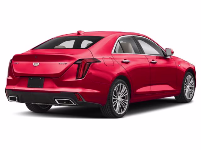 2023 Radiant Red Tintcoat Cadillac CT4 Luxury RWD Sedan
