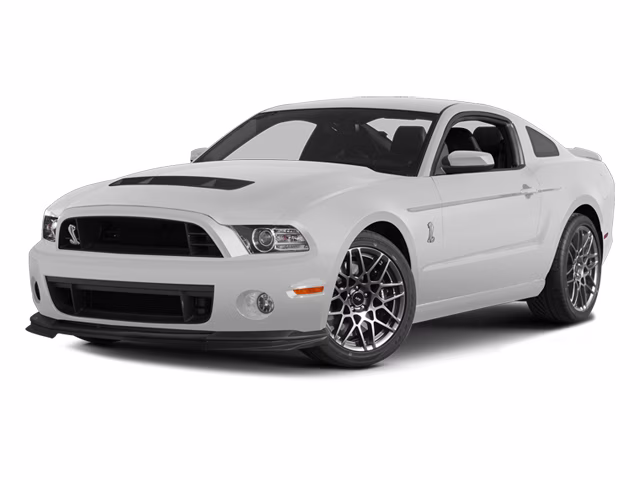 2013 Performance White Ford Mustang Shelby GT500 RWD Coupe